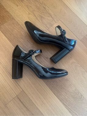 Chinese Laundry Black Patent Mary Jane Heels